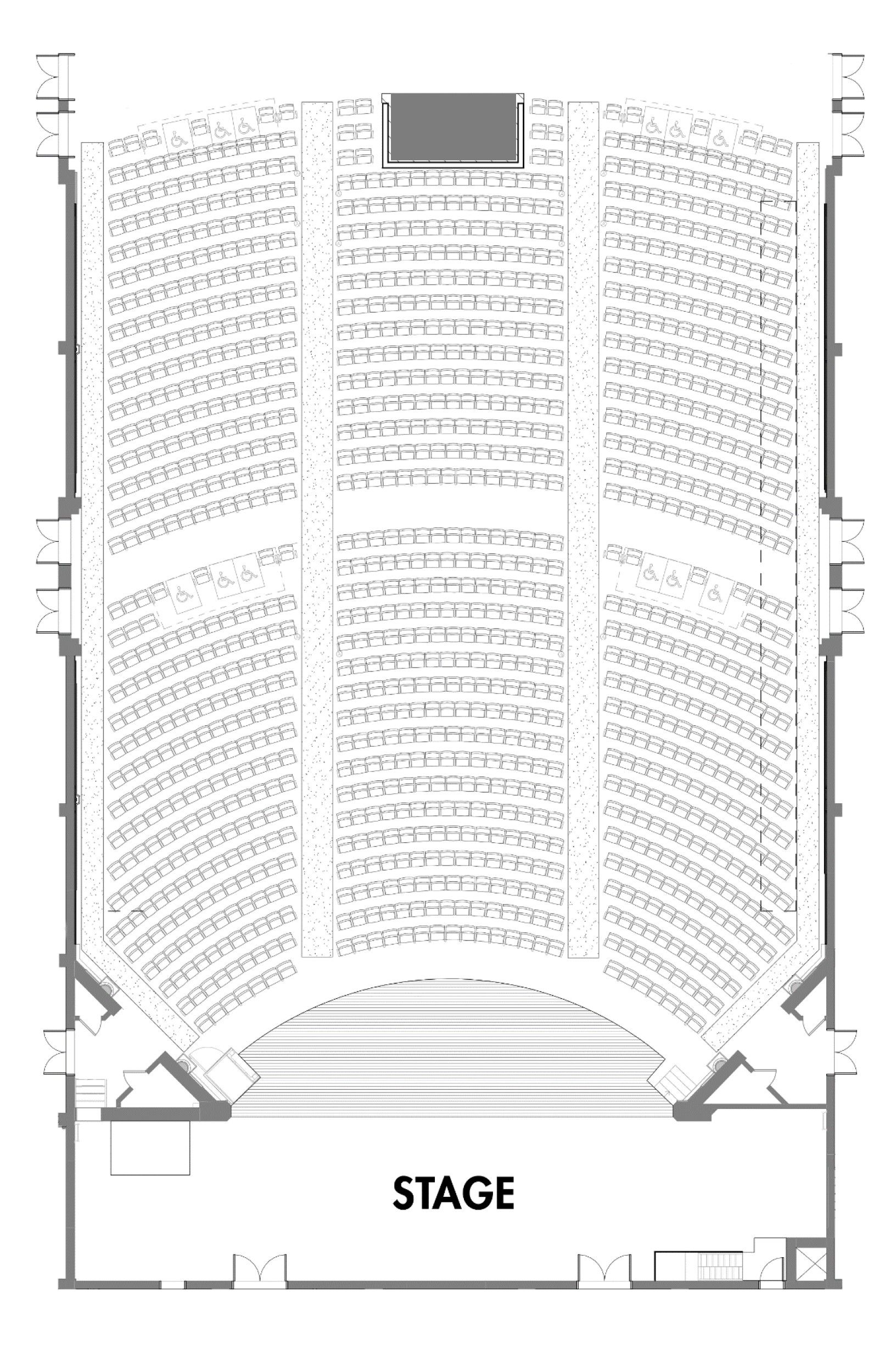 Seating Chart | Lansdowne Theater